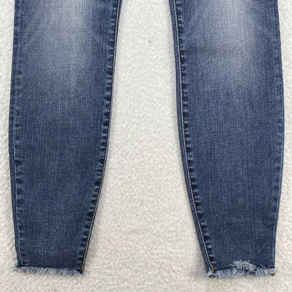 Kut from the Kloth Connie Ankle Skinny Womens 00 Denim Blue Jeans 25x26 NWT - Picture 3 of 16